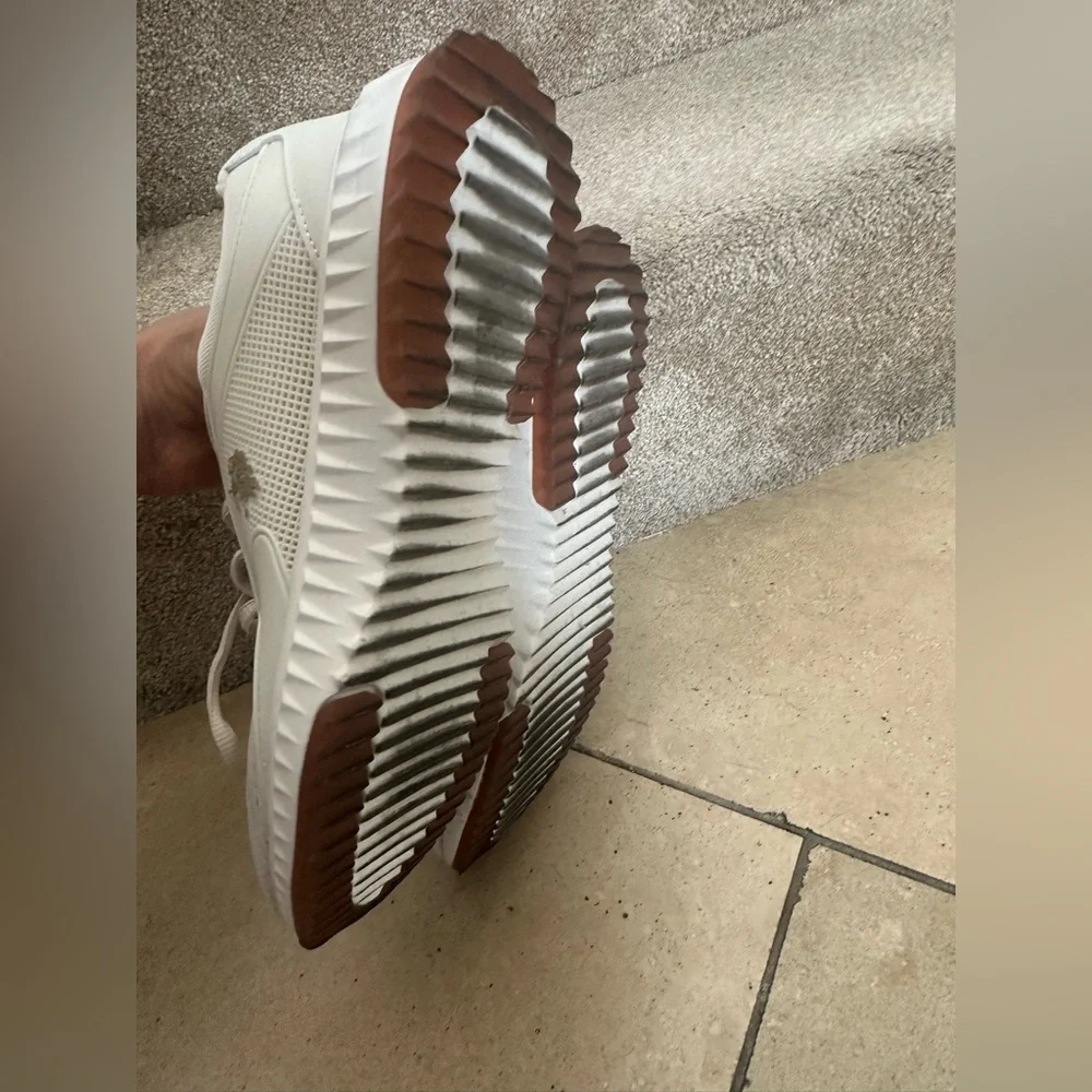 U.S. POLO ASSN Women’s cream Athletic Sneakers Size 10 US - Picture 7 of 9